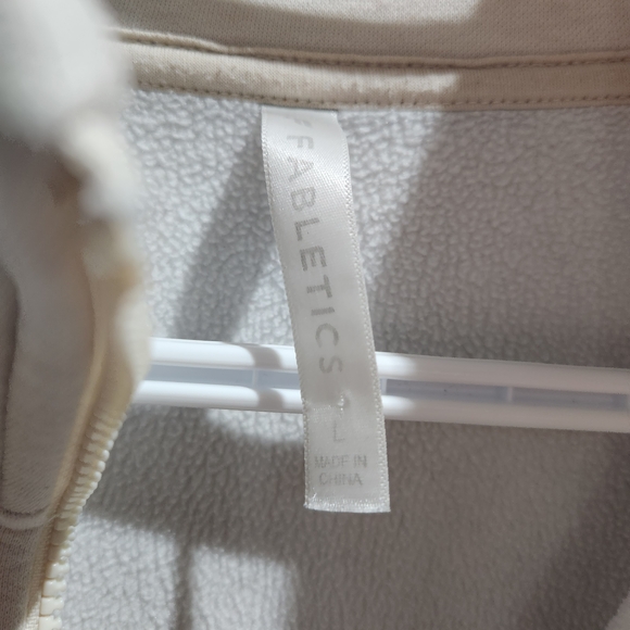 Fabletics Cream Half Zip - Picture 4 of 4